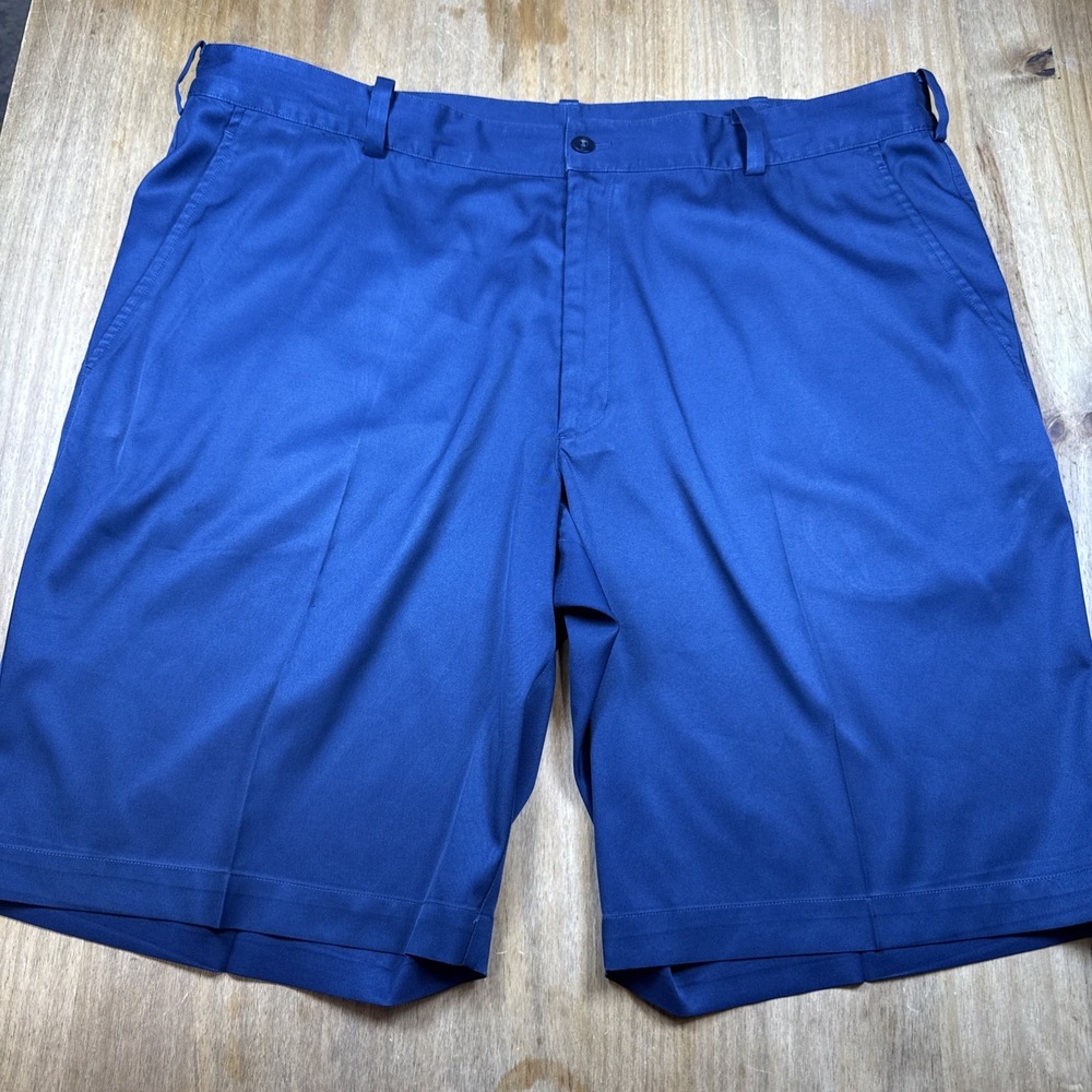 Nike Dri-Fit Golf Shorts Men's 40 Navy Blue 11" Inseam Lightweight Casual Chino